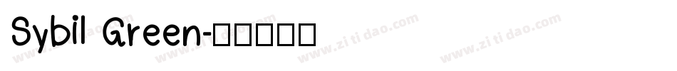 Sybil Green字体转换